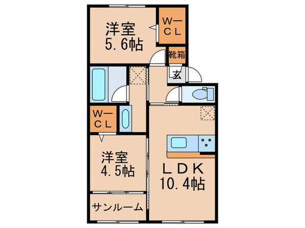 アドヴァンスの物件間取画像